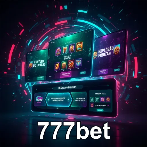 Ilustração de Jogos de Slots com Interface Amigável
